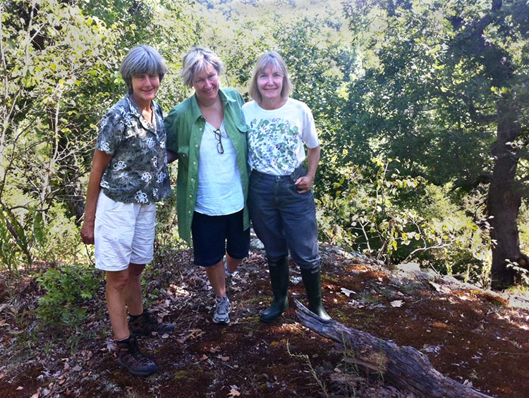 Jane Mudd, Carol Thompson, Lorna Domke